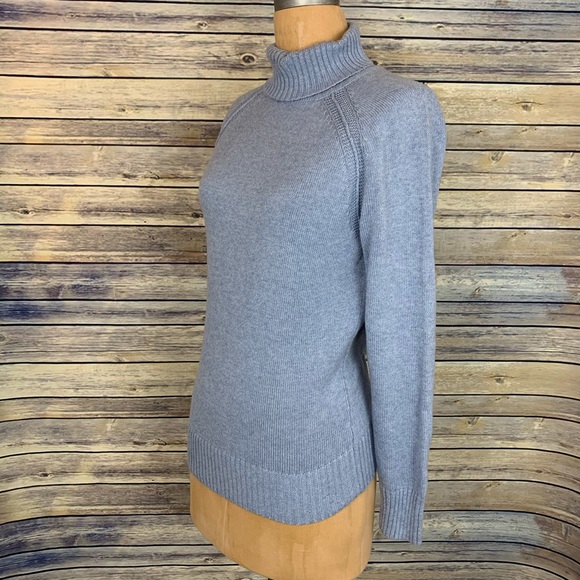 Jeanne Pierre Blue Turtle neck sweater small - Picture 3 of 8